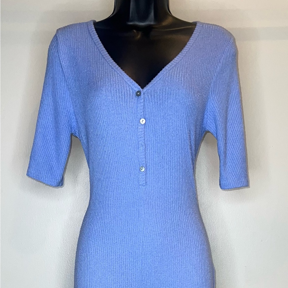 Fashion Nova Baby Blue Jumpsuit
